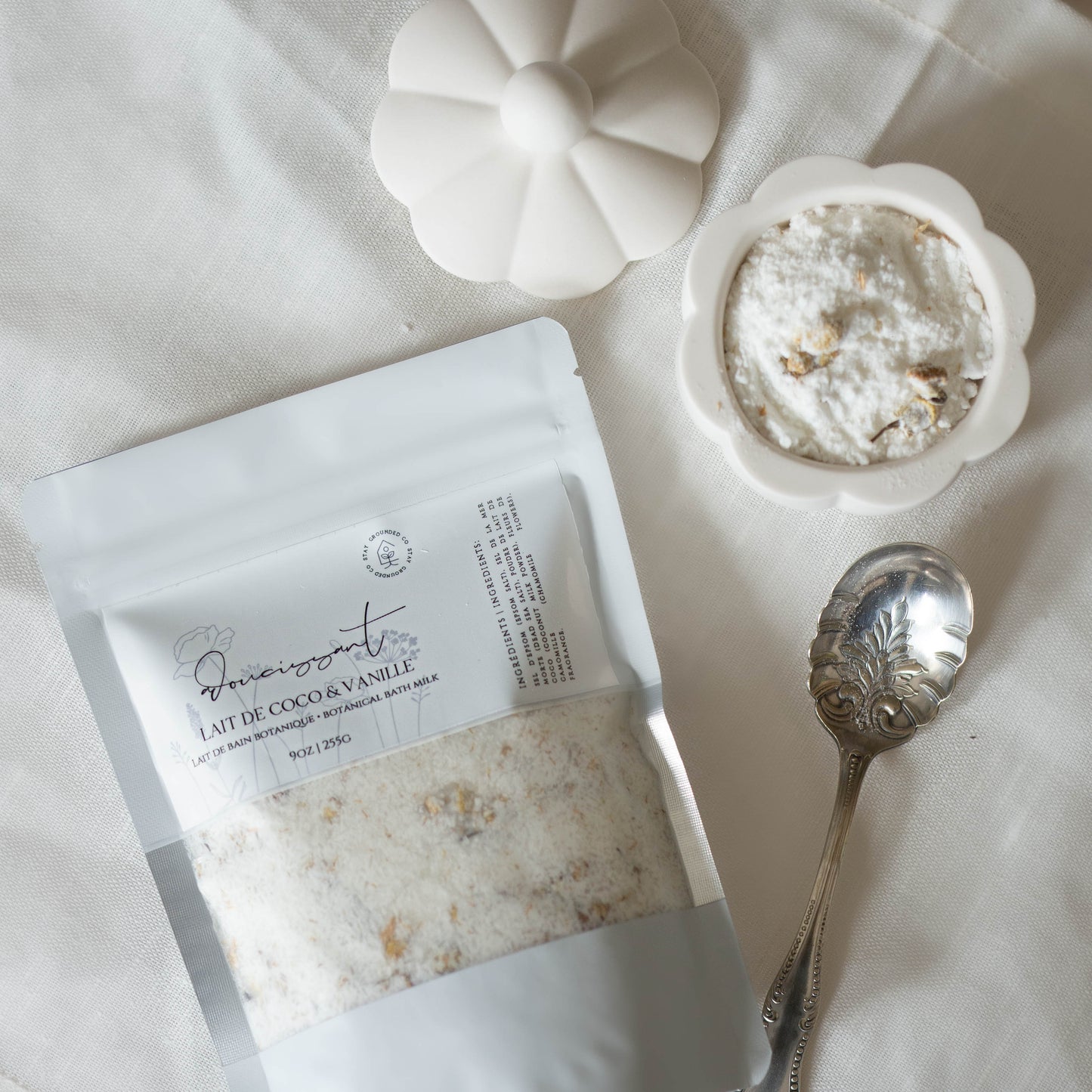 Sels de bain | Lait de coco & Vanille